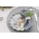 Serving shares "Christmas snowman", d = 20 cm, white color
