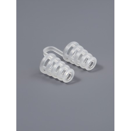 Nasal exterator for breathing, set - 4 pcs, transparent color-2