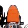 Electric car "Motorcycle Chopper", with a stroller, EVA, black color