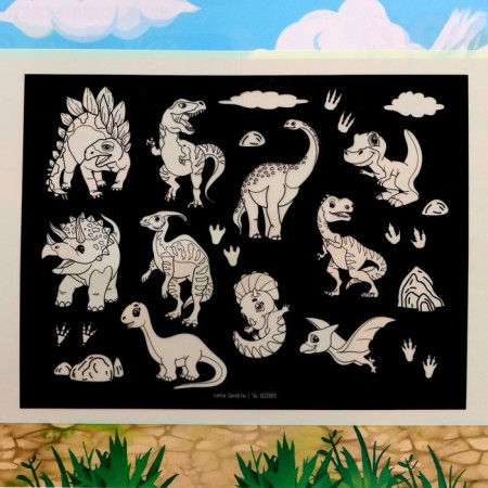 Set for drawing with light "dinosaurics"-2