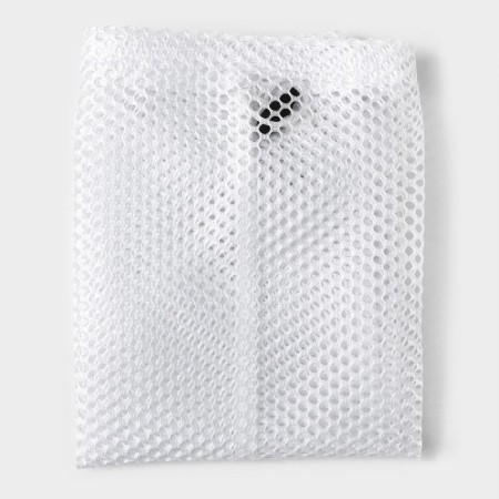 A bag for washing linen shade 30 × 40 cm, large mesh, white color-10