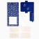 Box for 9 sweets with cells "Snowflakes" 14.8 x 13.5 x 3.5 cm, New Year