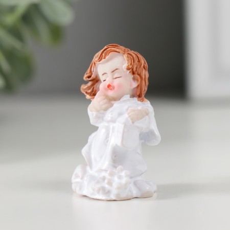 Polystone souvenir "Angel in white on the cloud" MIX 2.3x2.5x4 cm-4