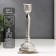 Summary metal per 1 candle "Pattern" silver 19.8x8x8 cm