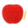 Magnetic tablet "Apple", large, 468 holes, red color
