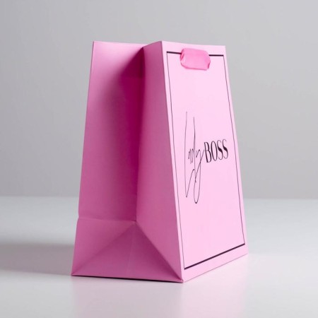 Gift Laminated Square, packaging, Lady Boss, 22 x 22 x 11 cm-2