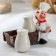 Ceramic set for spices "Cook with a cart", 2 items: Solonka, List, 60 ml