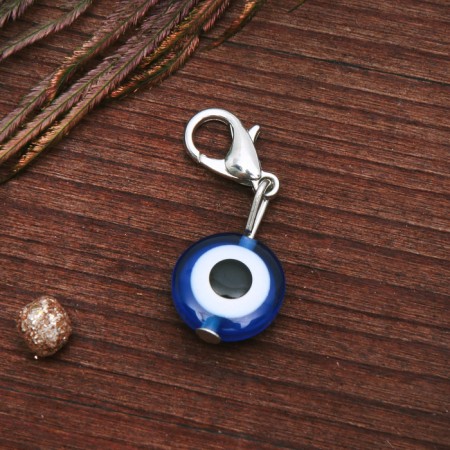 Bulak-cone from the evil eye "Obel from negativity", 2.5 cm, blue color in silver-2