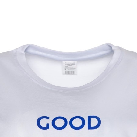 Home female kit “Good Morning” (T -shirt/Pants), white/red color, size 50-8