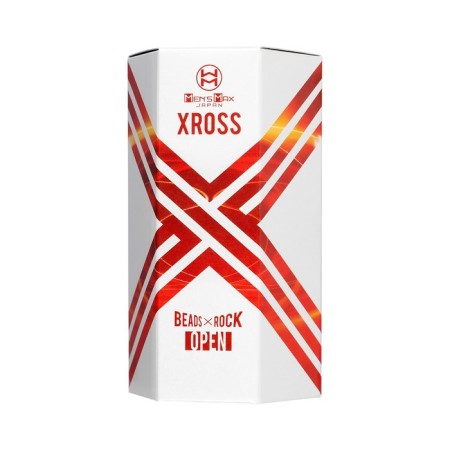 Mosterbator Unrealistic Mensmax Xross Beads × Rock Open, TPE, Transparent, 14.2 cm-7