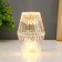 Night "Crystal" LED from 3xlr1130 batteries is transparent 6x6x10 cm Risalux