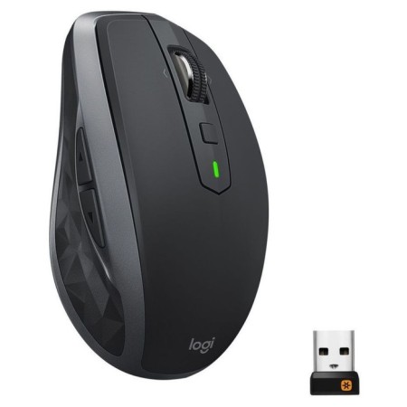 Logitech MX Anywhere 2S mouse graphite optical (4000dpi) wireless BT/Radio USB (7BU 103386