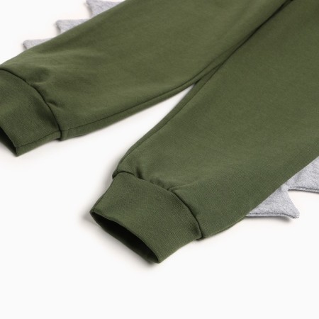 Pants for a boy, khaki color, height 80 cm-2