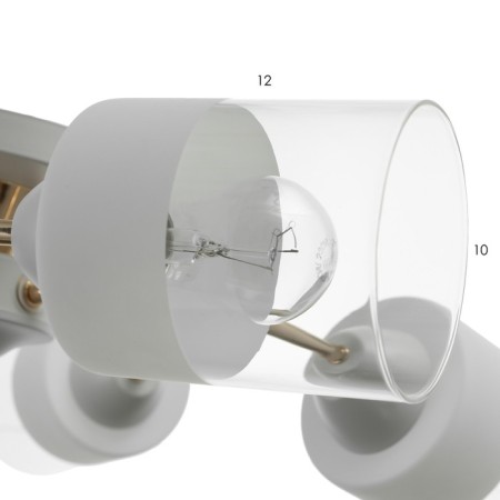 Estel chandelier 5he27 40W white-gold 60x60x23 cm Bayerlux-3