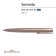 Switching handle, 1.0 mm, brunovisConti sorrento, blue rod, shampan metal case