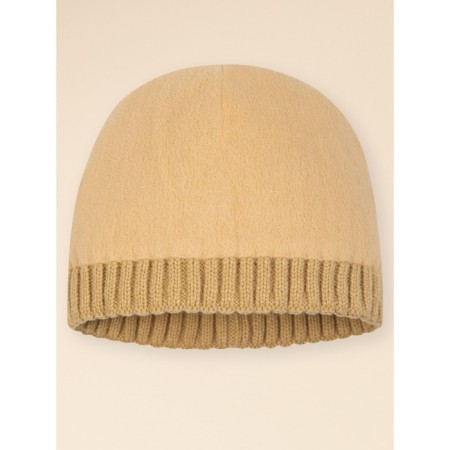 Children's hat, size 51-52, beige color-1