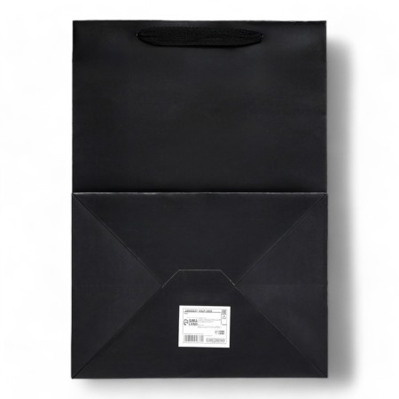 Gift package, with a window, 35 x 25 x 18 cm, black, 1pc.-1