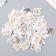 Stickers for creativity "Flowers and butterflies" set 46 pcs 4.4x4.4x1.1 cm