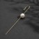 Earr "Kaff" through the pearl, the color is white in gold
