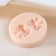 Mold Silicon "Bow with heart" 1.9x1.6x0.4 cm
