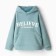 Sweatshirt for girls, menthol color, height 110 cm