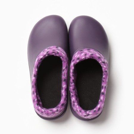 Galoshs Women's insulated "Rings with a lapel" Color's color/leopard black-violet, size 38-1