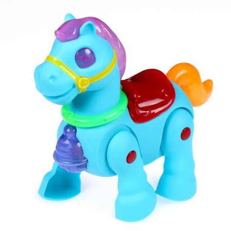 Horse "Friends", light and sound effects, works from batteries, mix-3