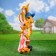 Garden figure "Bunnies" 11x23x48cm