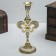 Summary for 1 candle "monogram" with mother -of -pearl 23 cm