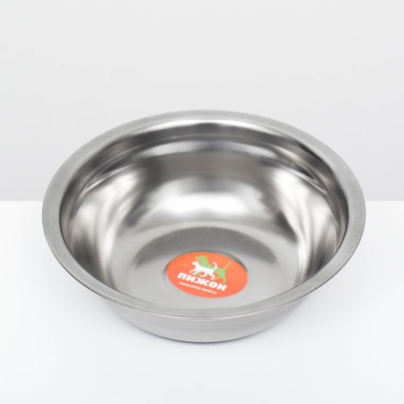 Миска металлическая эконом, 0,4 л, 15 х 4,5 см-2