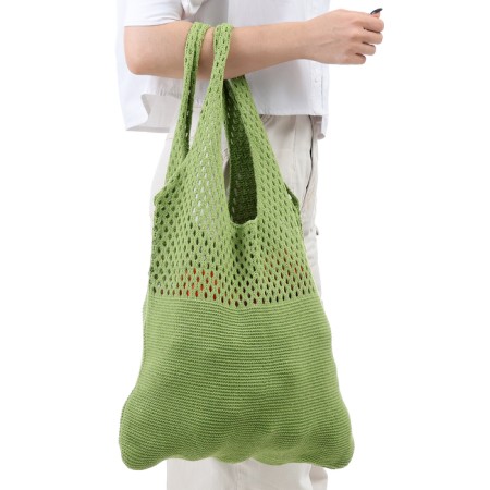 ALOSKA 38 x 62 cm, handle 22 cm, cell 0.5 cm, green-1