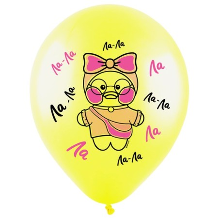 Shar Latex 12 "" Duck La ", pastel, 2-sided, set 50 pcs., Mix-3