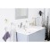 The soap dish is transparent, 10.5 cm