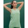 Sports female shirt, size XS, green color