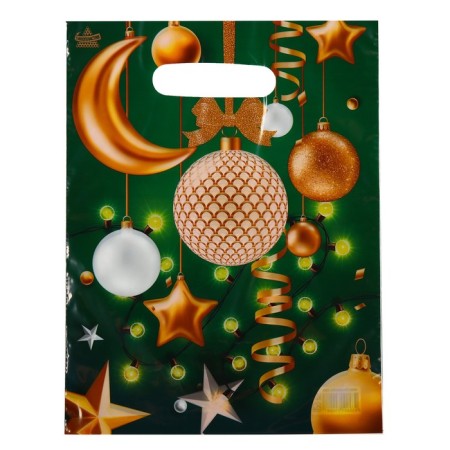Package "Flying Gold", polyethylene with a cut pen, 30x23 cm, 30 μm