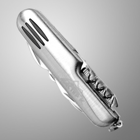 Swiss knife "Osiris" 8B1, on the handle 3 strips, chrome-1