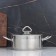 Pan, 2 l, d = 19 cm, h = 8 cm, metal cover, triple bottom, induction