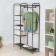Valencia 1 dressing system, steel, 109 × 30 × 155.5 cm, graphite color