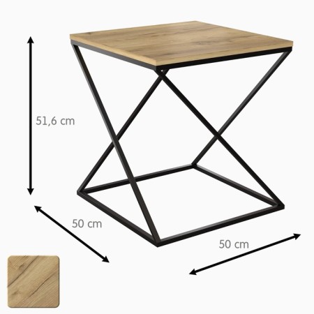 DECHAL LOFT DQ Teaser NUT, 500*500*532, Tabachi oak, m/k black chip-1