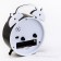 Clock - desktop an alarm clock, discrete move, D -8 cm, 8.5 x 12 cm, aa