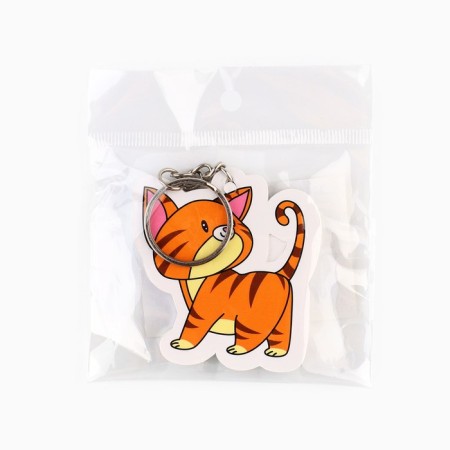 Key keychain "Cat", 10.2 x 4.5 cm-3