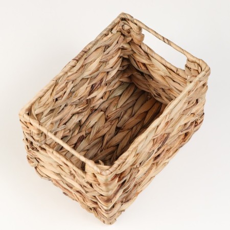 Stelly basket "Golden Kolos", 21x15x15 cm, sand-2