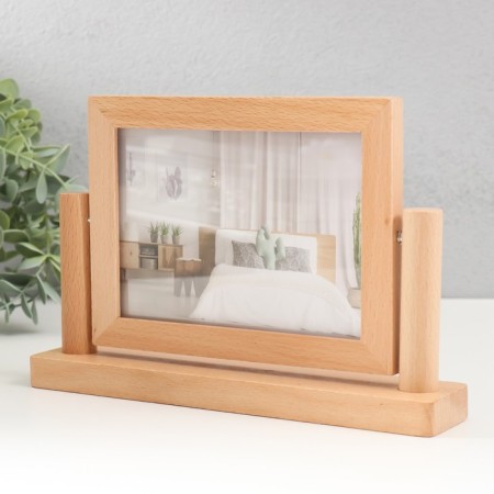 Photo frame in 2 photos 10x15 cm "Twist bilateral" beige 22x4.5x15 cm-3