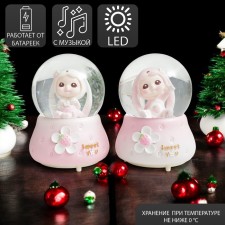 Souvenir Polystone Water Ball Light, Music 