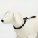 Collar - dog noisy, 0.8 x 45 cm, black and red