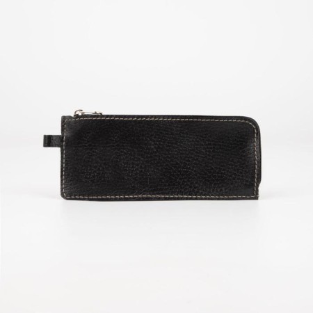 Key of zipper, length 16, 5 cm, ring, black color