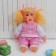 Soft doll "Girl", speaking, with a nipple, 4 sounds, color mix