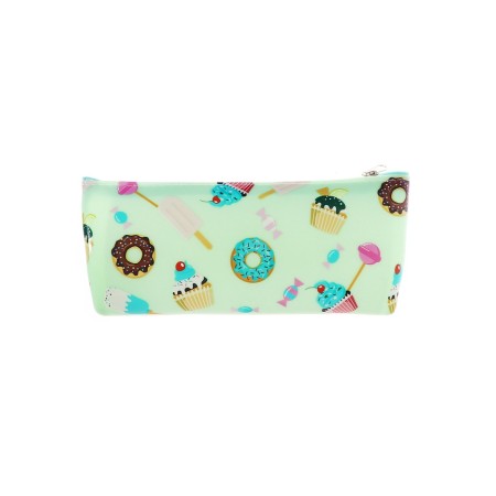 School Penal on the zipper of sweets turquoise-1