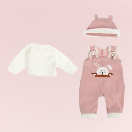 Pajamas for dolls 40-44 cm, 3 things, textiles, on Velcro-2