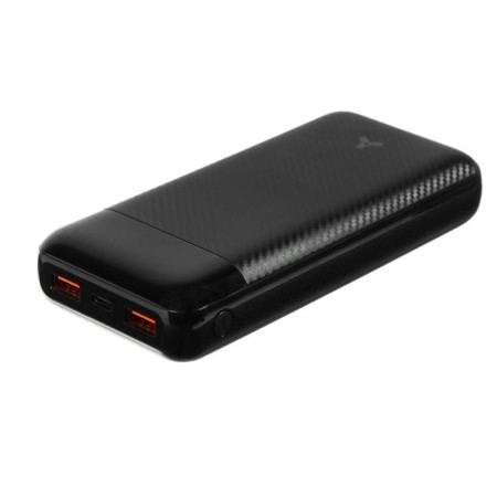 External battery AcCESSTYLE ARSENIC II 20PQD, 20,000mach, 2xUSB, Type-C, 3A, black-1